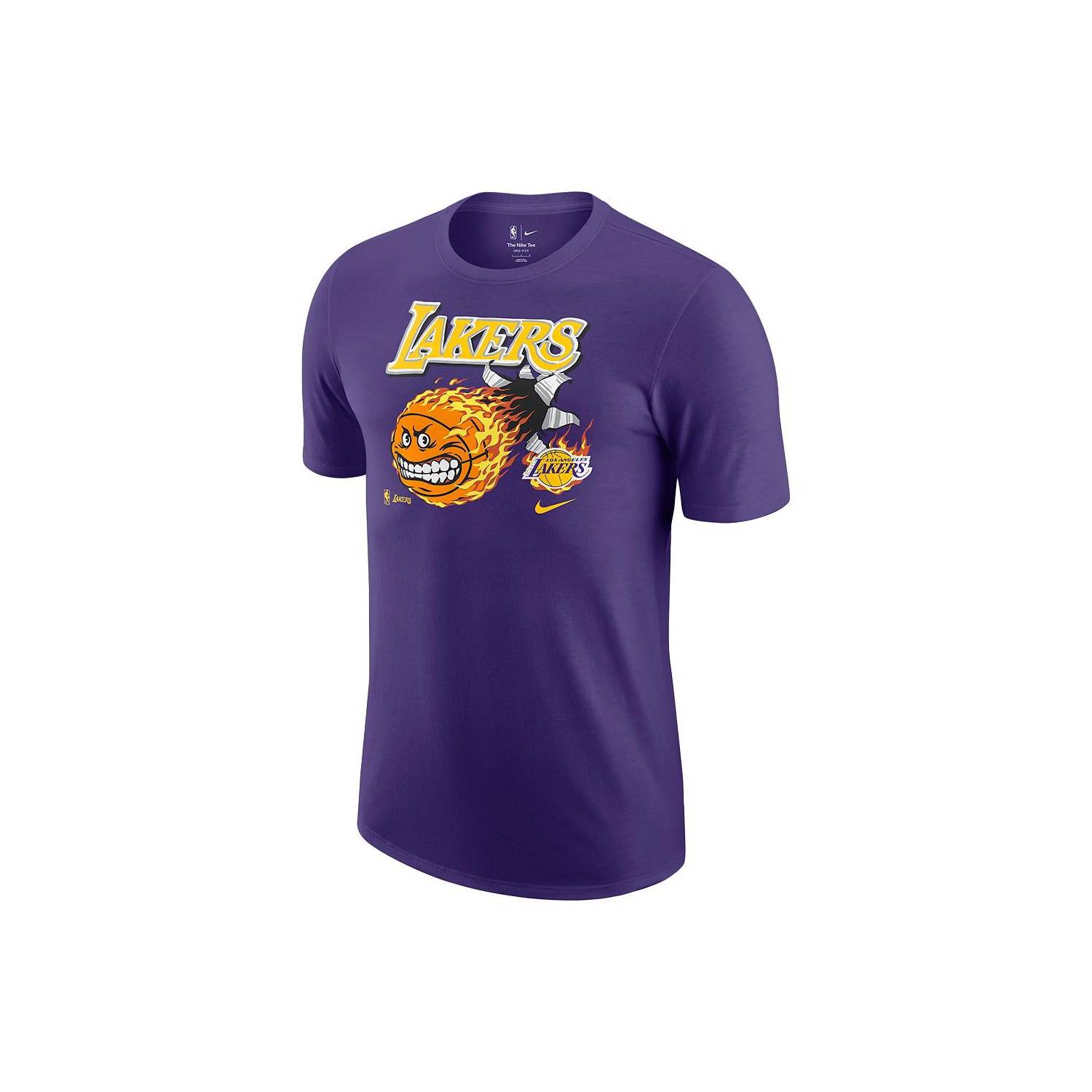 Camiseta Angeles Lakers Cartoon Ball Hombre-Violeta falabella.com