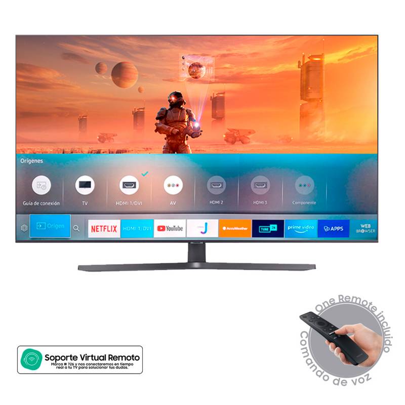 SAMSUNG - Televisor Samsung 50 Pulgadas LED 4K UHD Smart TV