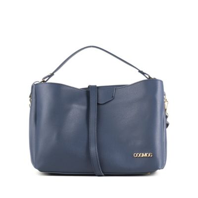 Bolso Cosmos Shopping Con Bandolera Color Azul Cb1859