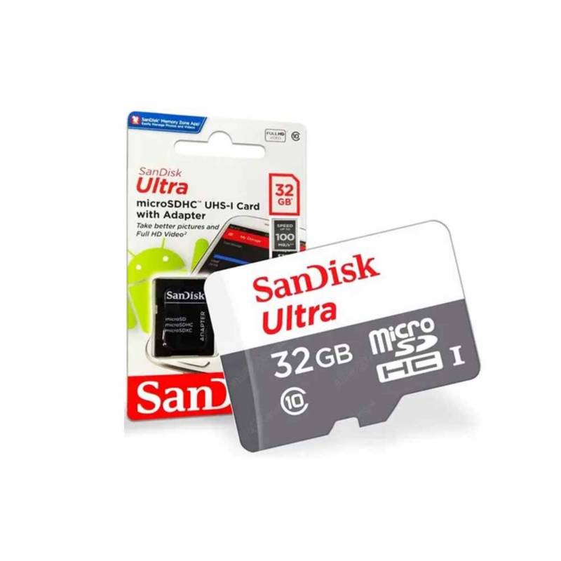 Sandisk Memoria Microsd Sandisk 32gb Ultra 100mb S Falabella Com