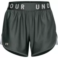UNDER ARMOUR - Shorts Under Armour Play Up 5In Mujer-Gris