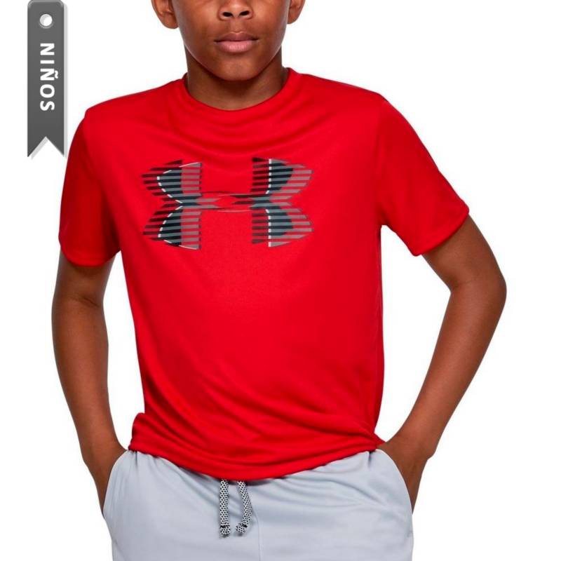 Religioso Acerca de la configuración Deambular Camiseta Under Armour Tech Para Niño-Rojo UNDER ARMOUR | falabella.com