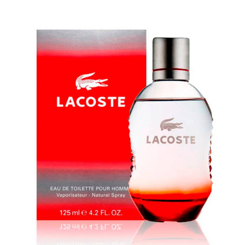 Lacoste Rojo Perfume Para Hombre 125 Ml Phasil ⭐️ Tienda Por ...