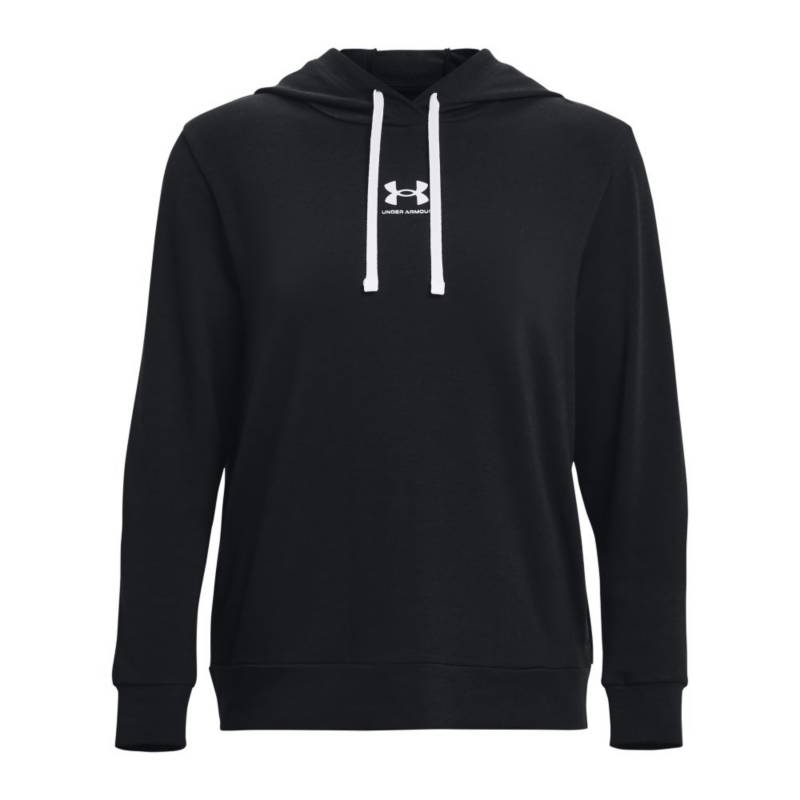 Hoodie Under Armour Rival Terry Mujer-Negro UNDER ARMOUR