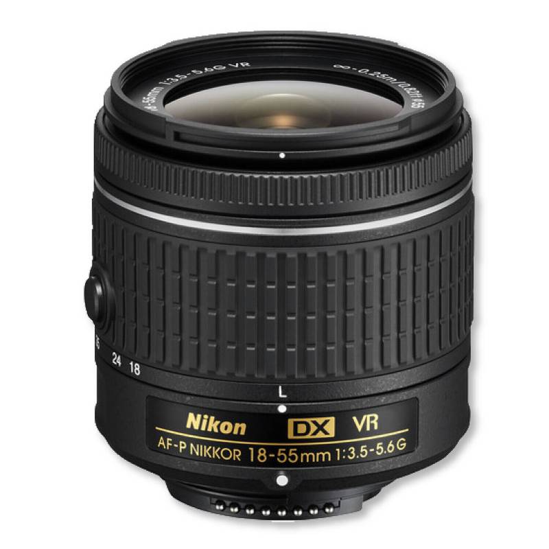 Nikon - Nikon 18-55mm f/3.5-5.6g vr af-p dx
