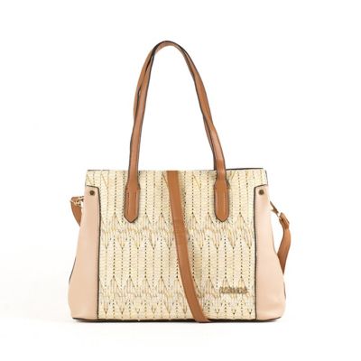 Bolso Cosmos De Hombro Mujer Color Beige Cb1858