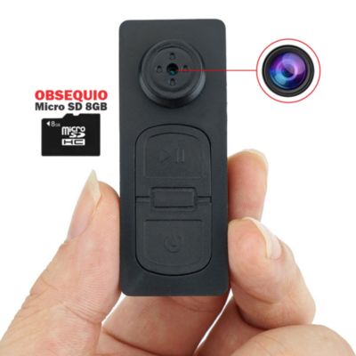 Funcionamiento Mini Camara Oculta en Botón Manual de uso Instrucciones S918  Cam Spy Buttom 