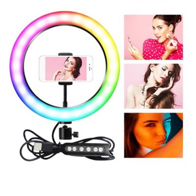 Aro De Luz Led Selfie Bin Rgb Negro Bin Colombia Beauty Rgb