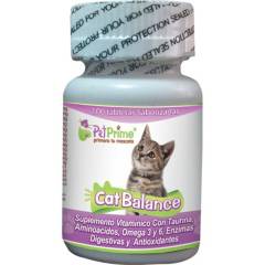 PET PRIME - Vitaminas pet prime - cat balance - con taurina para gatos