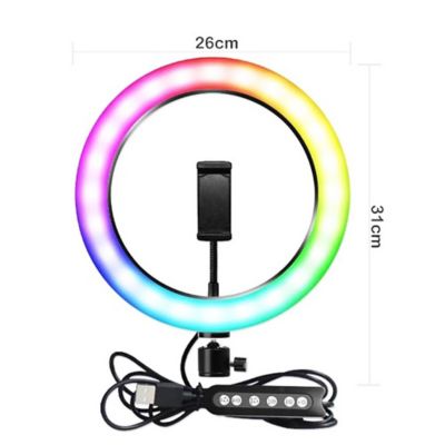 Aro De Luz Led Selfie Bin Rgb Blanco Bin Colombia Beauty Rgb