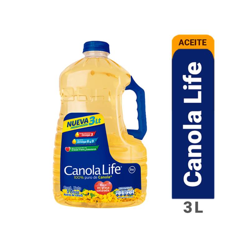 CANOLA LIFE - Aceite Canola Life 3L