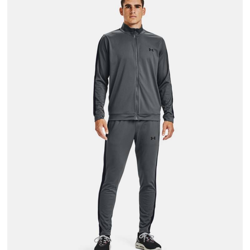 SUDADERA UNDER ARMOUR KNIT TRACK SUIT GRIS HOMBRE. UNDER ARMOUR