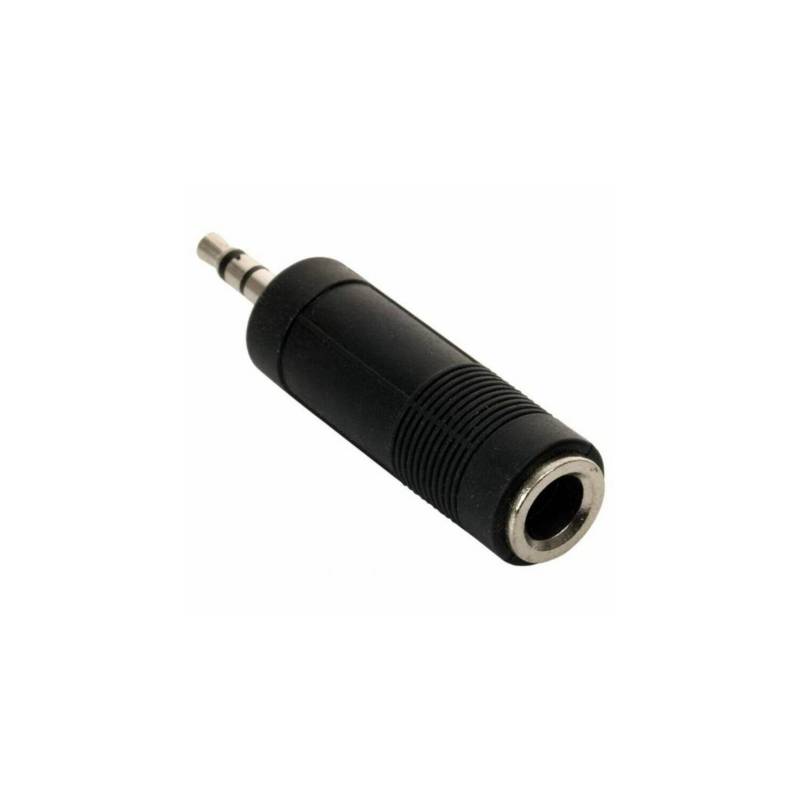 Adaptador de plug 3,5 mm a jack 6,3 mm, estéreo