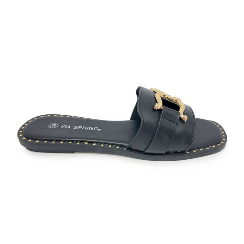 Sandalias para mujer color negro marca VIA SPRING SPRING STEP