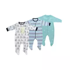 MUNDO BEBE - Pijamas bebé niño set x 3