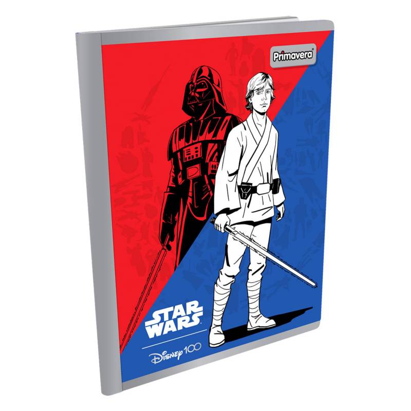 PRIMAVERA - Cuaderno Cosido Disney 100 Star Wars Darth Vader Luke Skywalker