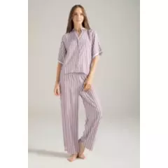 OPTIONS INTIMATE - Pijama Pantalon Largo Options Intimate Color Lila Ref. 1506031