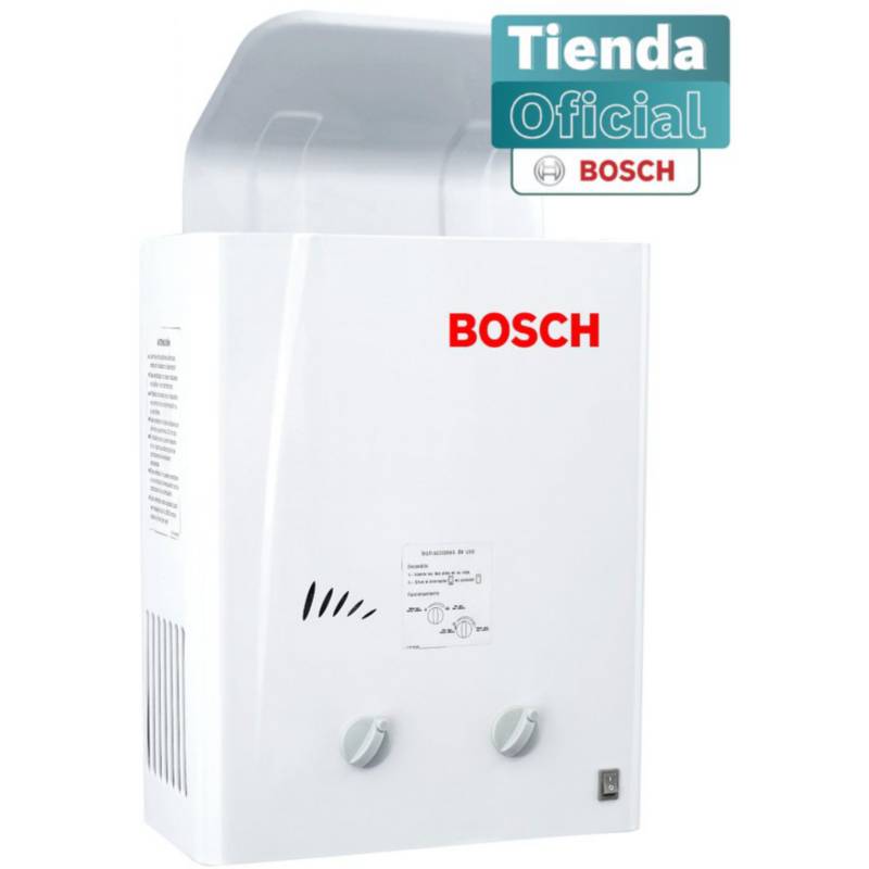 BOSCH - Calentador bosch 5.5lt gas propano tiro natural therm 1000 o
