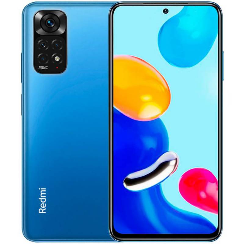 Celular Redmi Note 11 128gb 4ram 5000mah Fast Charge 33w Azul Xiaomi 8529