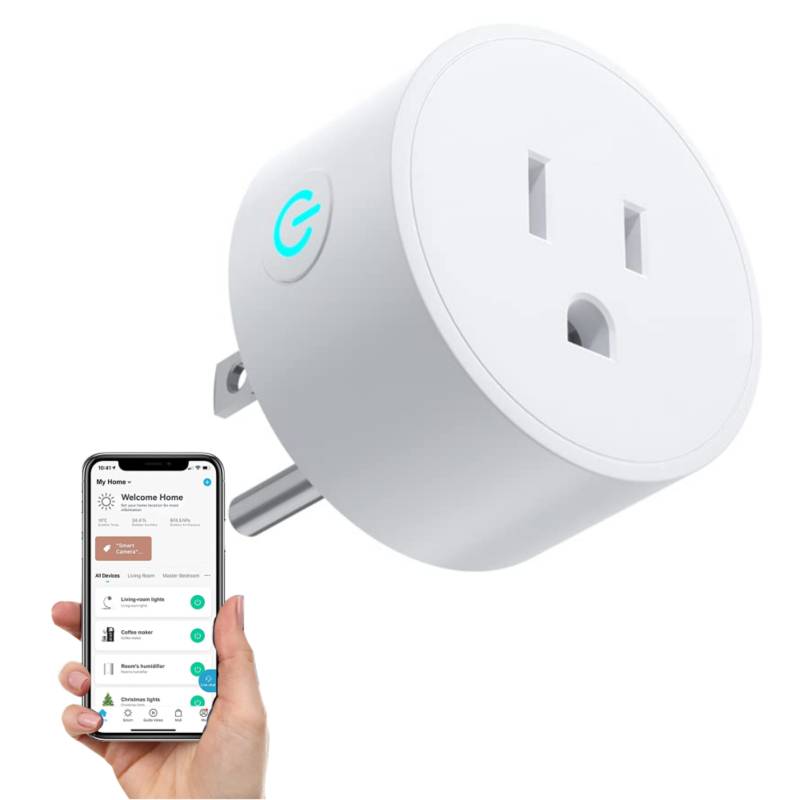 Enchufe Inteligente Smart Wifi Mini con Google Home Assitant y Alexa  MADTRONIX