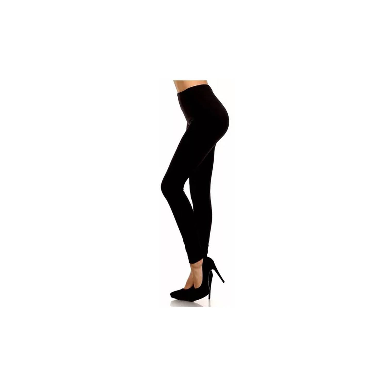 Pantalon para Mujer Miss Lady Leggins Básica Mixta Negro Talla M