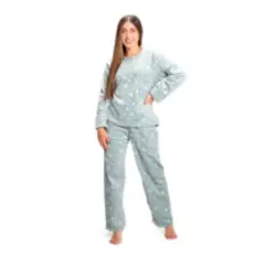 ROMANELLA - Pijama Térmica Jimena  Para Mujer (Sensación Piel de Conejo)