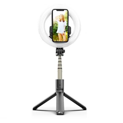 Aro De Luz Led Selfie Bin Stick L07 Negro Bin Colombia