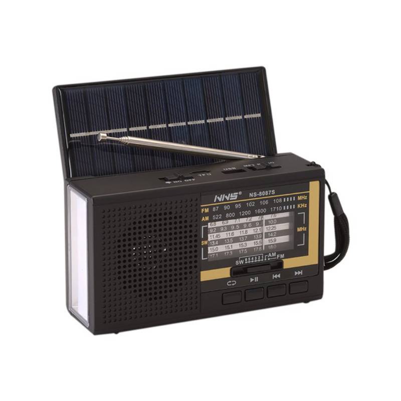 Radio Solar 7 Bandas, Bluetooth y Linterna - Tiensol