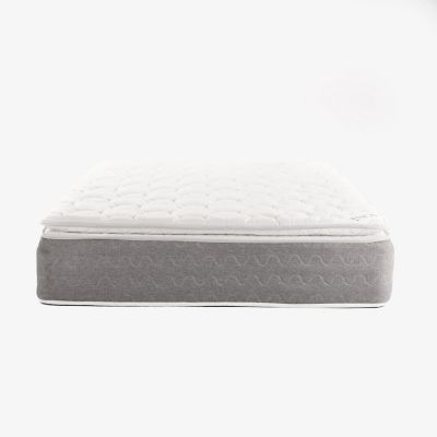 Colchón Sencillo Firmeza Suave Ortopédico Resortado con Pillow Milán 100 x 190 cm + Almohada Mica