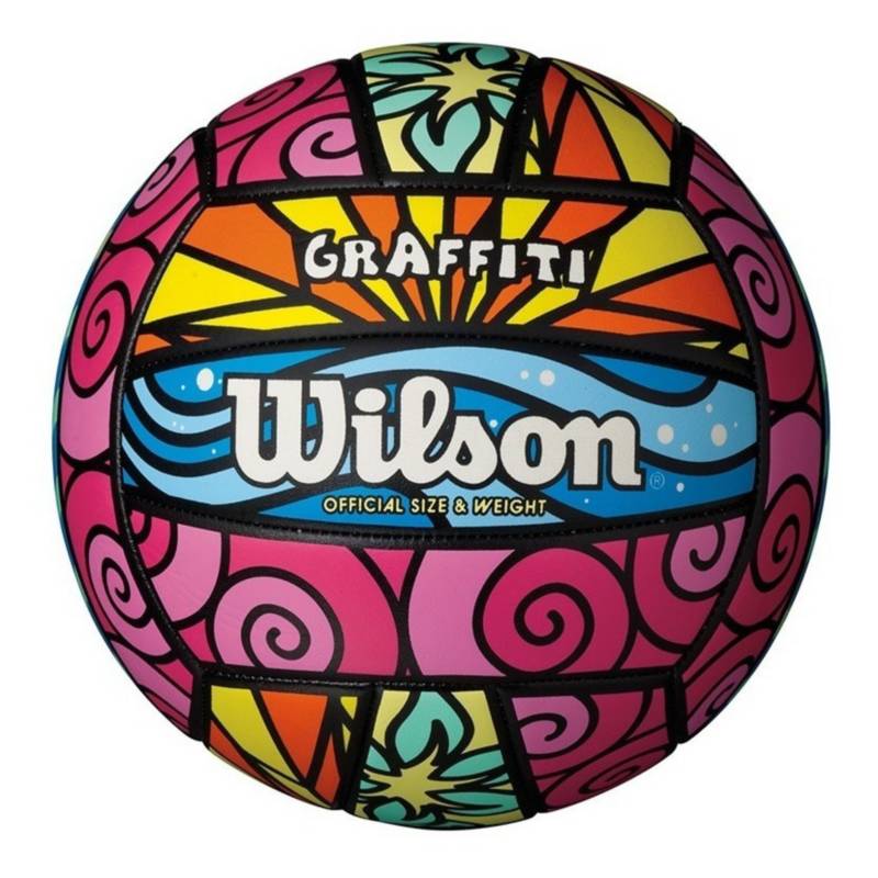 WILSON - Balón De Voleibol Wilson Pelota Volley Graffiti Maquina #5