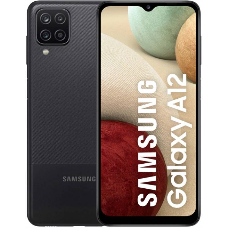 Samsung - Celular samsung galaxy a12 negro 64 gb