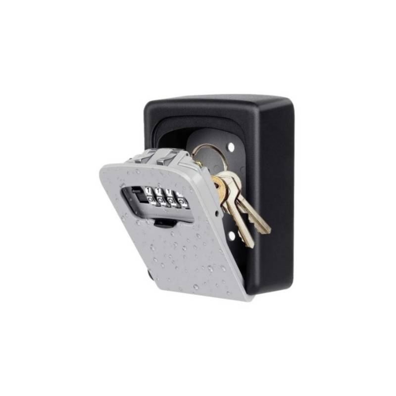 Caja de bloqueo portatil guarda llaves con combinacion de 4