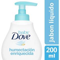 DOVE - Baby Dove Jabón Liquido Humectación Enriquecida X 200 Ml.