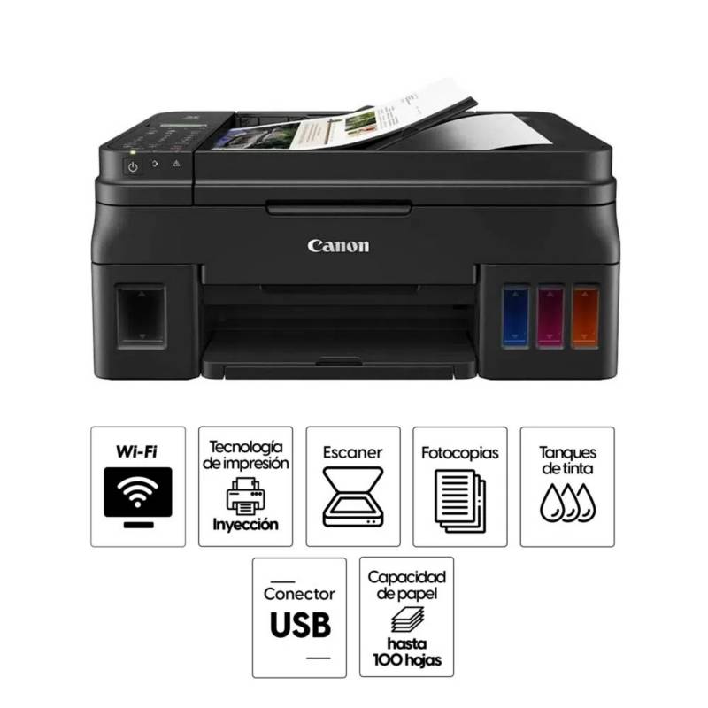 Multifuncional Canon G2170 con Sistema Continuo Impresora/ Escaner