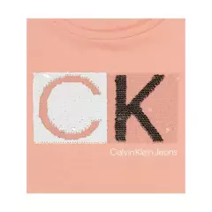 CALVIN KLEIN - Camiseta Para Niña Manga Corta  Calvin Klein Kids