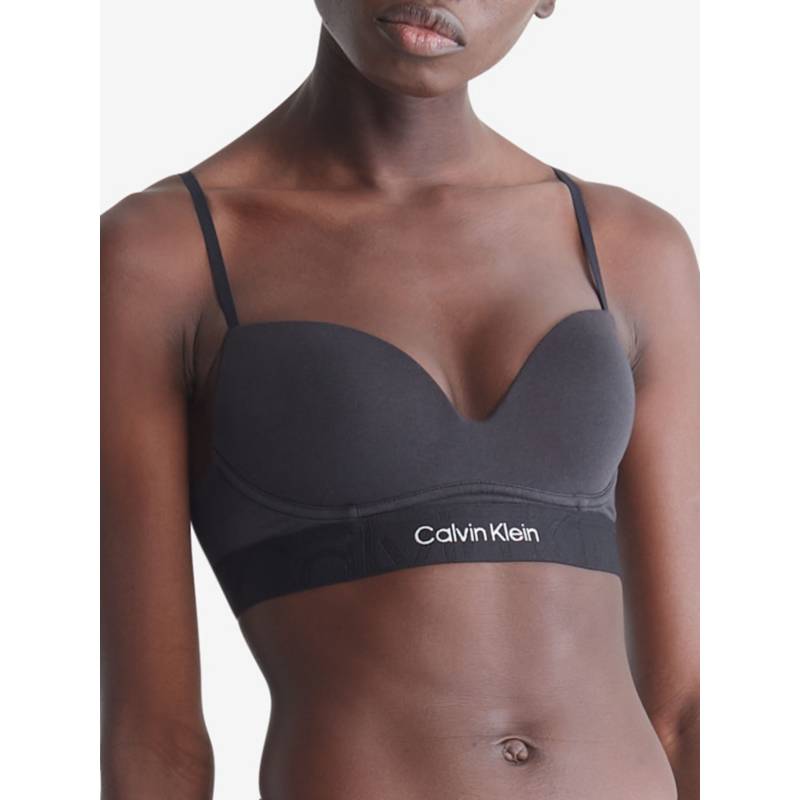 Brasier Negro Microfibra Conv.Softie Push Up Mujer Calvin Klein