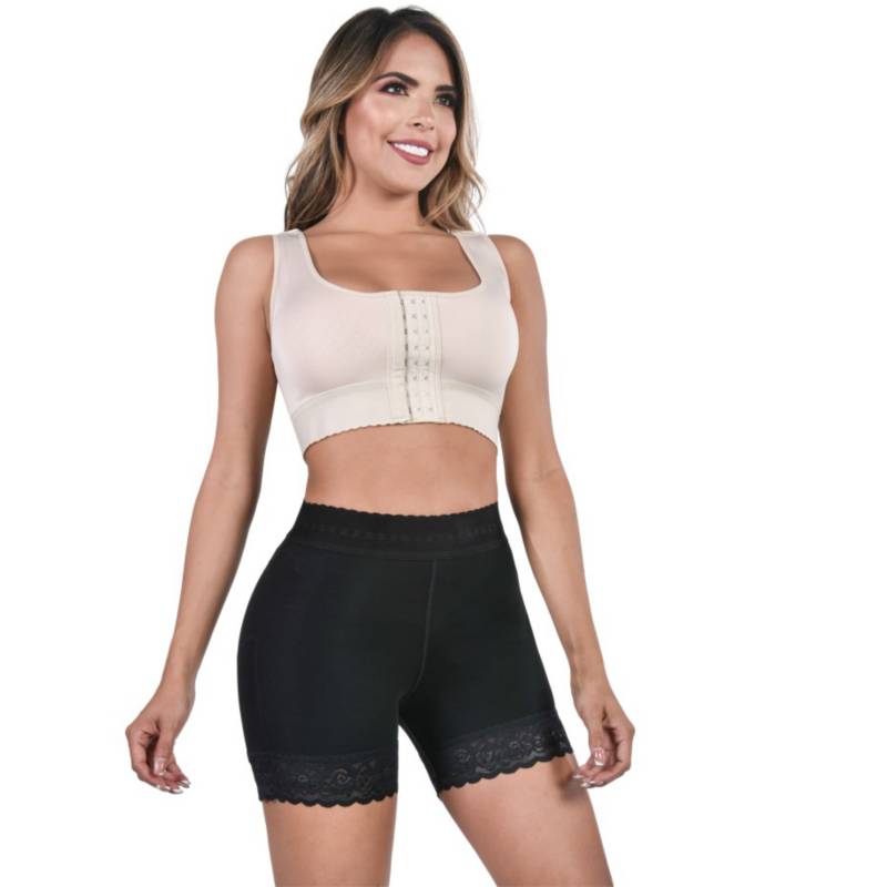 Pantalón corto Faja Colombiana Tipo Short Mujer Smartfit Invisible levanta  cola FAJATE