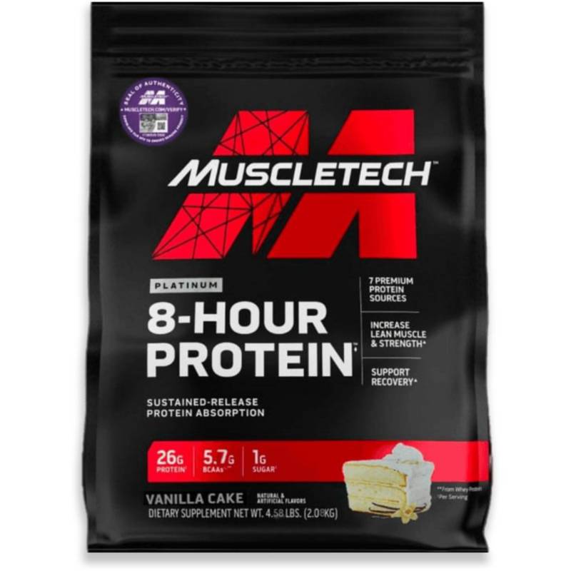 MUSCLETECH - Proteina 8-hour protein x 4.5 libras