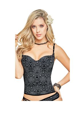 Corset Mujer Negro Mp 92890