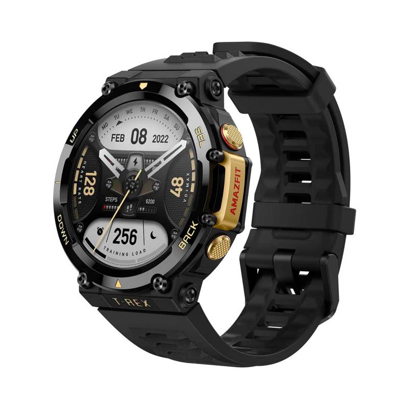 AMAZFIT - Reloj Inteligente Amazfit T-Rex 2 Smartwatch 1.39´´ GPS Negro