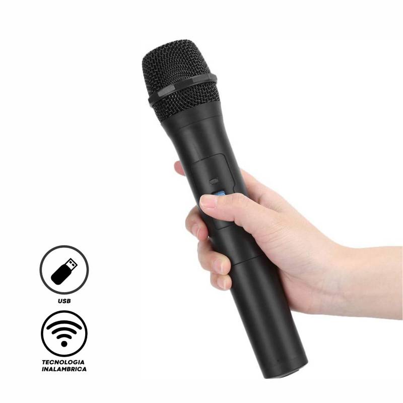 Microfono Inalambrico Receptor Usb Plug Profesional Karaoke. NIATEC