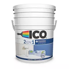 ICO - Vinilo tipo 1 lavable vinilico blanco por cubeta de 2,5glns