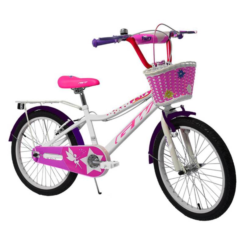 Bicicleta para niñas rin 20 Gw 6 a 9 años fucsia GW