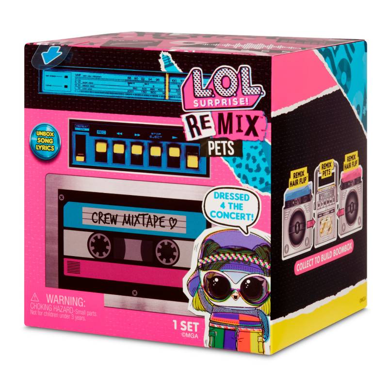 LOL - L.O.L. Surprise Remix de Mascotas Figura Aleatoria
