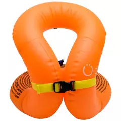 SUNCLUB - Chaleco flotador inflable de seguridad para niños naranja