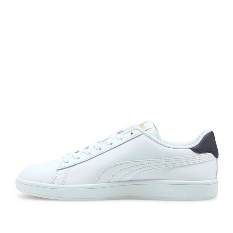 TENIS PUMA SMASH V2 BLANCO NEGRO HOMBRE 365215-01