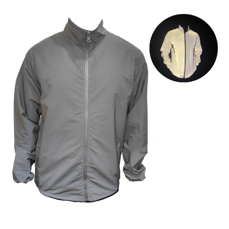 Chaqueta Reflectiva Rompevientos Moto Ciclismo Deportes GENERICO