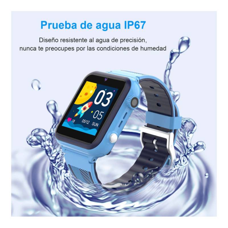 Smart Watch Reloj Inteligente Niño KSW-80 Azul. ESENSES