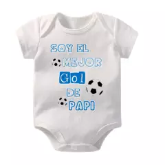 VANIDADES COLLECTIONS - Body Para Bebes Personalizados Bodie Bebe Mameluco Gol Papi
