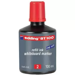 EDDING - Tinta Para Marcador Borrable Edding, Color Rojo X 100 ml
